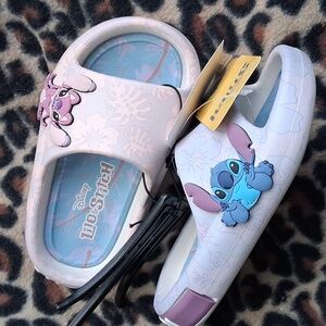 Disney Girls Kids Summer Stitch Slides